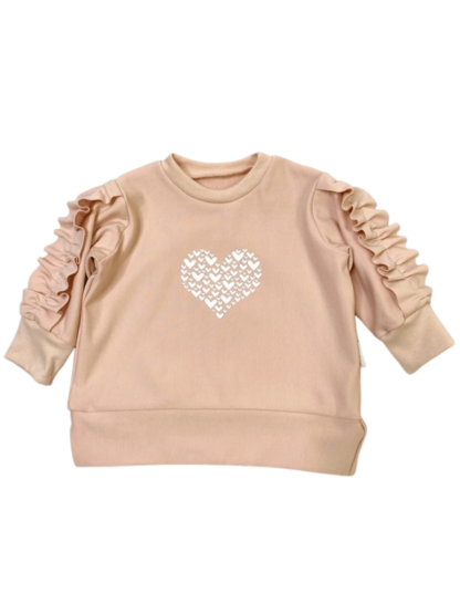 Sweater Felix mit Armrüsche